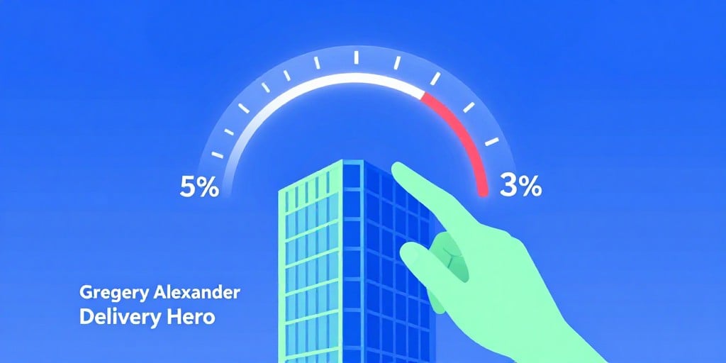 Delivery Hero SE: Gregory Alexander reduziert Stimmrechtsanteil auf 3 % – EU‑Transparenzbericht