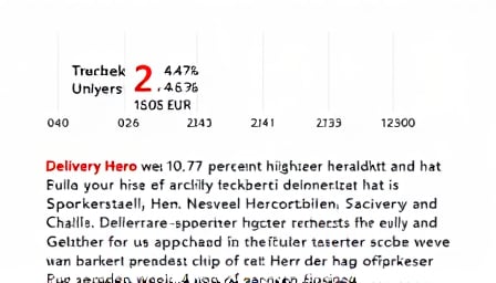 "Delivery Hero Aktien fallen um 0,74% innerhalb der letzten 24 Stunden"