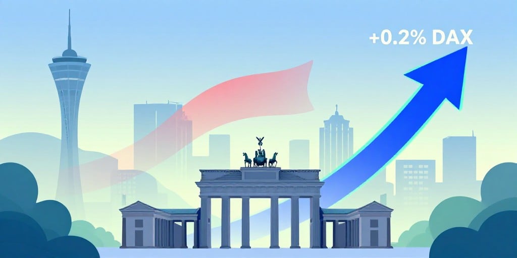 Deutscher Aktienmarkt: DAX steigt leicht, Euro Stoxx 50 bleibt knapp