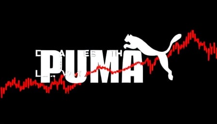 "Puma-Aktie stürzt um 2,45% ab"