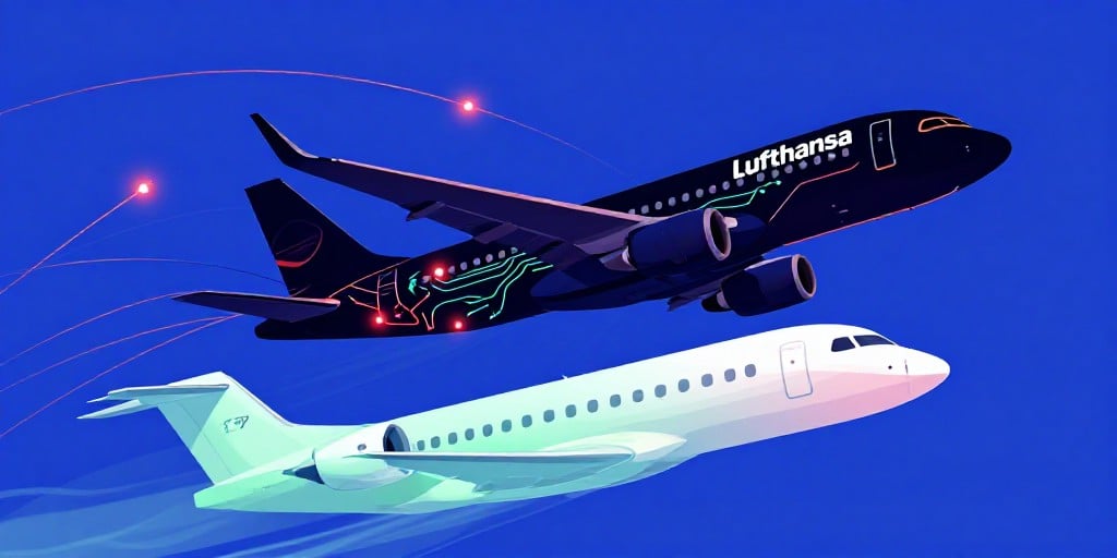 Die Lufthansa verkauft ihre CRJ‑900-Flotte, testet Starlink‑Internet und steigert Frachtererlöse