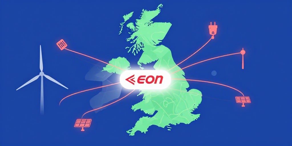„E.ON übernimmt OVO Energy: Strategischer Schwenk zur nachhaltigen Stromversorgung in Großbritannien“ „E.ON übernimmt OVO Energy: Strategischer Schwenk zur nachhaltigen Stromversorgung in Großbritannien“