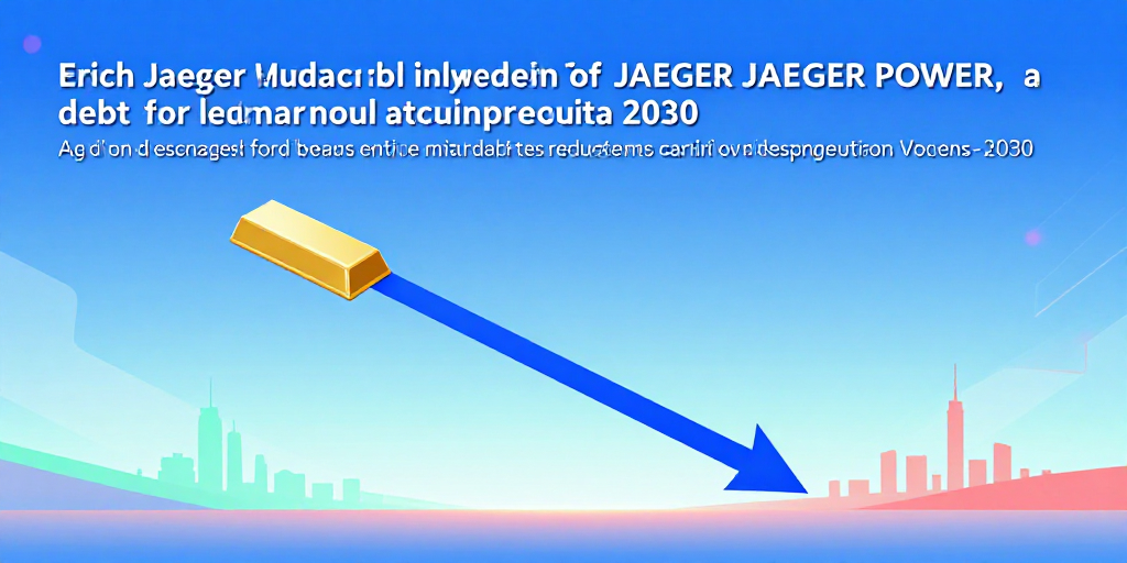 Erich Jaeger verkürzt Anteil an JAEGER POWER & verkauft Grundstück, um Restrukturierung voranzutreiben