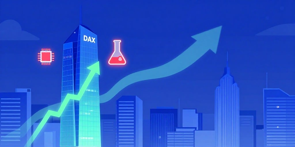 Europäische Aktienmärkte steigen: DAX übertrifft 21‑Tages‑Durchschnitt, Halbleiter‑ und Chemiekonzern‑Highlights
