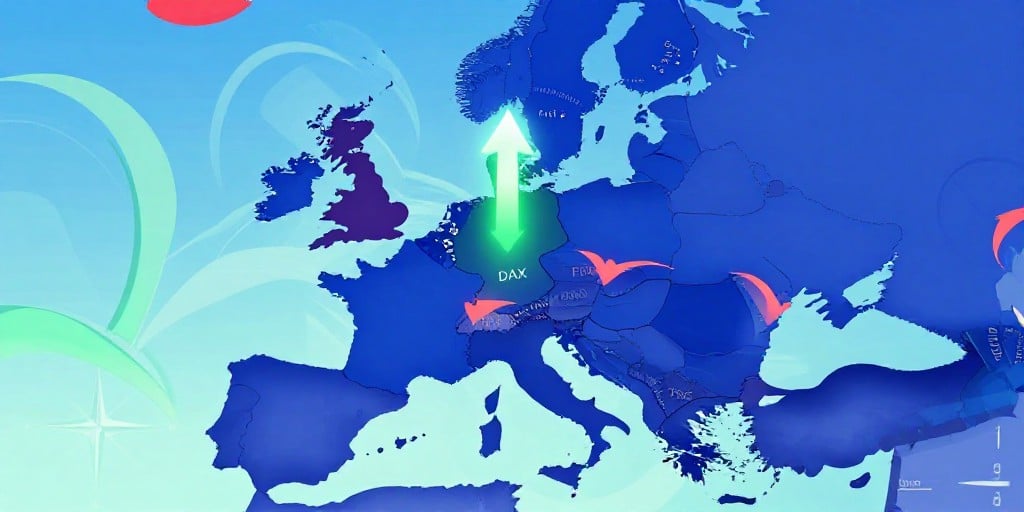Europäische Börse: DAX steigt, CAC 40 fällt – Geopolitische Risiken und Inflationsdaten im Fokus