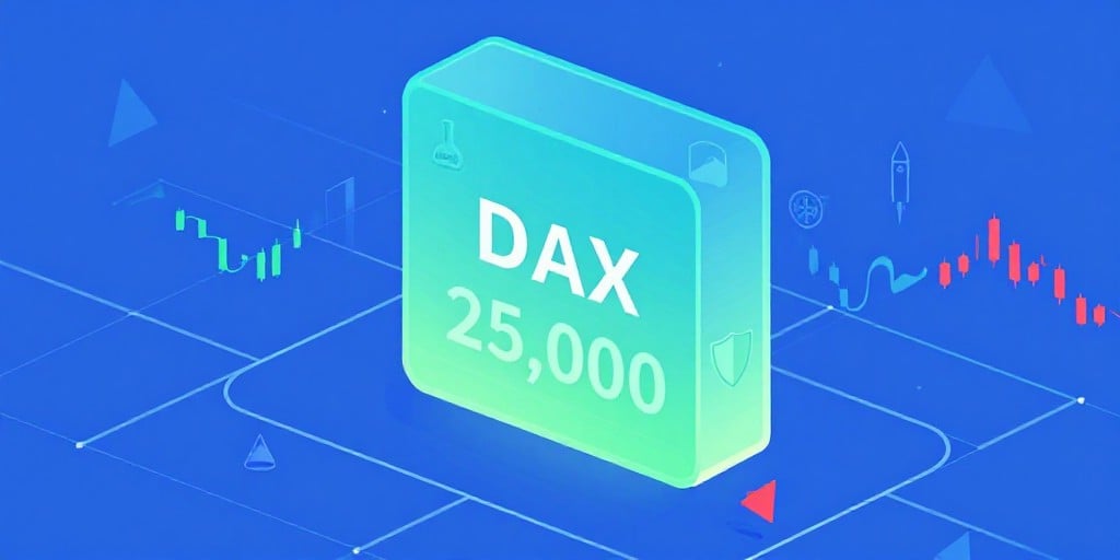 Europäische Börsen: DAX unter 25.000, Chemiesektor erholt sich leicht