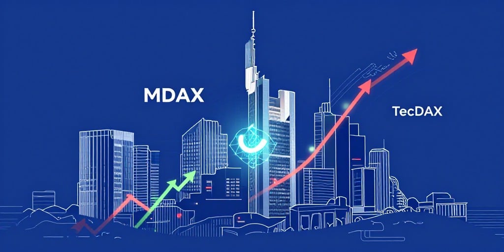 Frankfurt‑Markt: MDAX & TecDAX steigen – freenet AG glänzt mit hoher Dividendenrendite