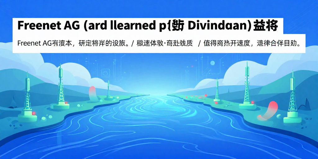 Freenet AG: Hohe Dividendenrendite und starke Cashflows sichern stabile Kursentwicklung im Mobilfunkmarkt