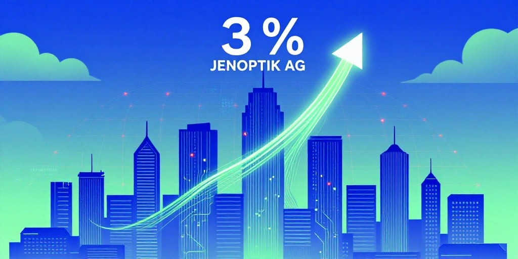 JENOPTIK AG: Aktien steigen um 3 % – KI-Infrastruktur & technischer Aufschwung treiben Kurs an