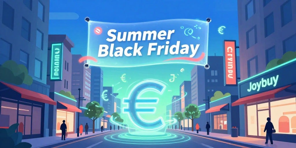 Joybuy startet „Summer Black Friday" in den Niederlanden – EU prüft mögliche staatliche Beihilfe bei Ceconomy-Übernahme Joybuy startet „Summer Black Friday" in den Niederlanden – EU prüft mögliche staatliche Beihilfe bei Ceconomy-Übernahme