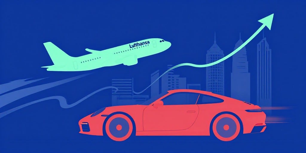 MDAX-Index: Leichter Aufschwung – Porsche bleibt Spitzenanteil am Frankfurter Börsenmarkt
