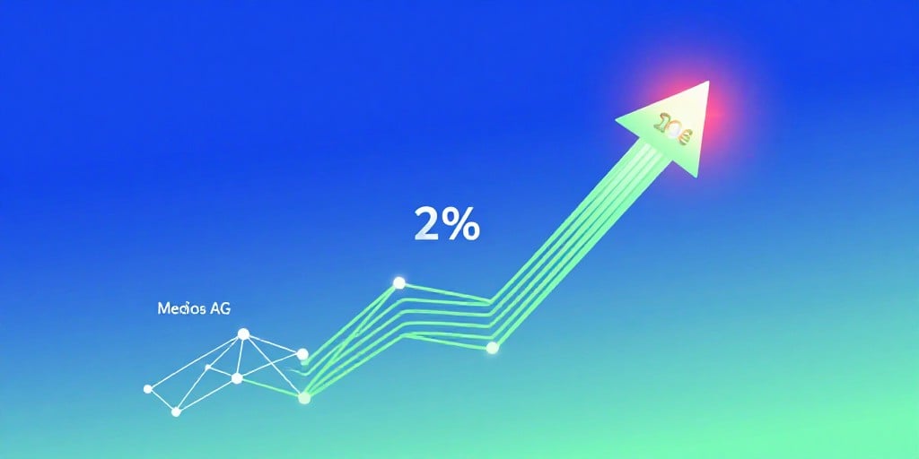 Medios AG sticht als Top-Performer im SDAX hervor – 2 % Kursanstieg bei 10 €