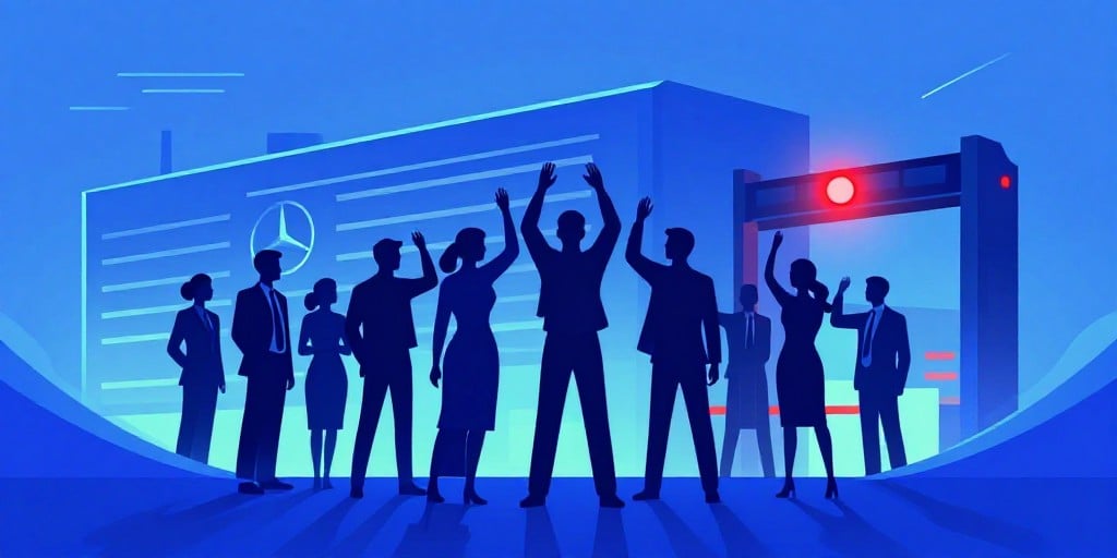 Mercedes‑Benz protestiert gegen Arbeitskräfte‑Reduktion: IG Metall mobilisiert Tausende