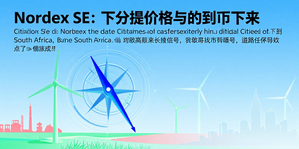 Nordex SE: Kursrückgang nach Citigroup‑Herabstufung & neue Windparks in Südafrika