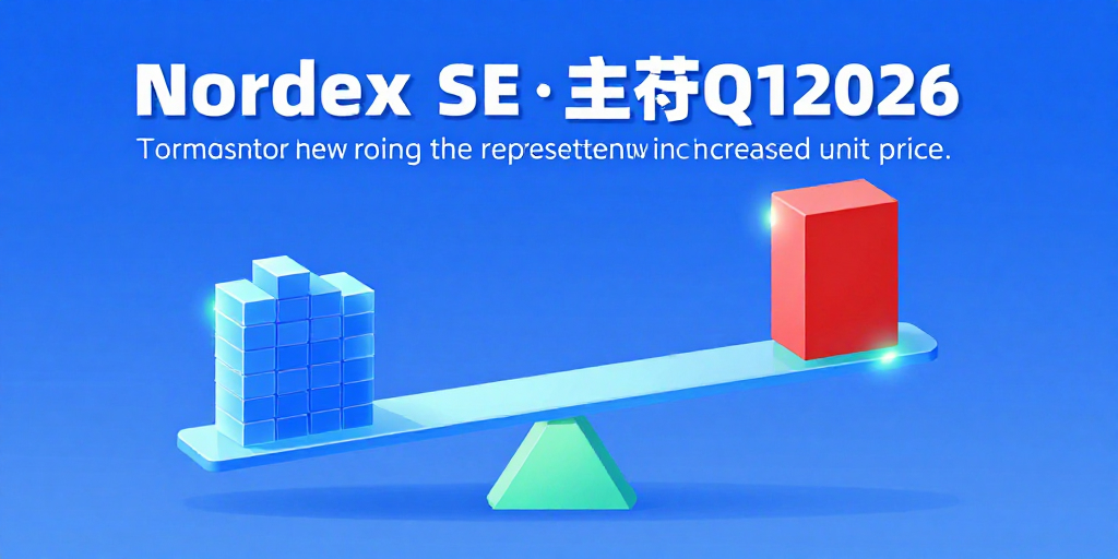 Nordex SE Q1 2026: Auftragsvolumen sinkt, Stückpreise steigen – Aktienkurs stabil, Kapitalplan 2027 angekündigt