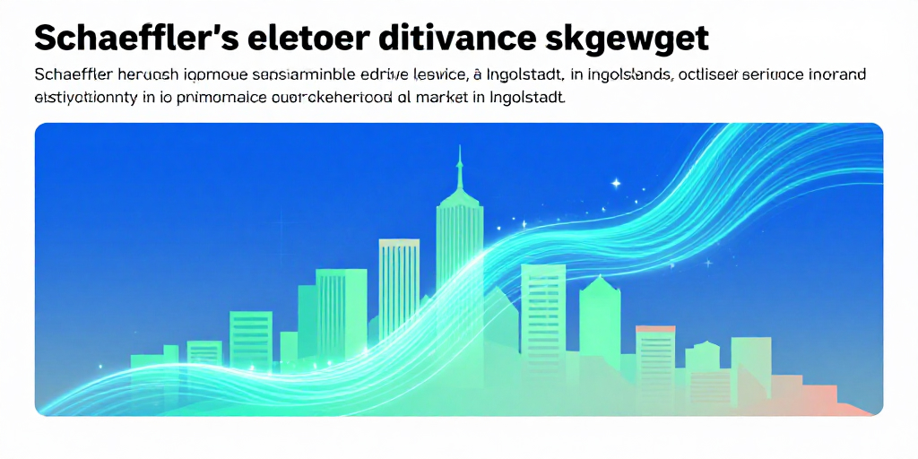 Schäffler AG: Kursanstieg, neue Servicekits und Standortoptimierung sichern Wachstum