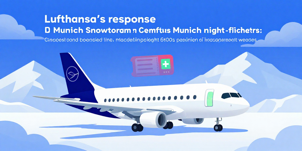 Schneestörung München: Lufthansa kompensiert Passagiere, 600 bleiben in Flugzeugen – Maßnahmen & neue Richtlinien