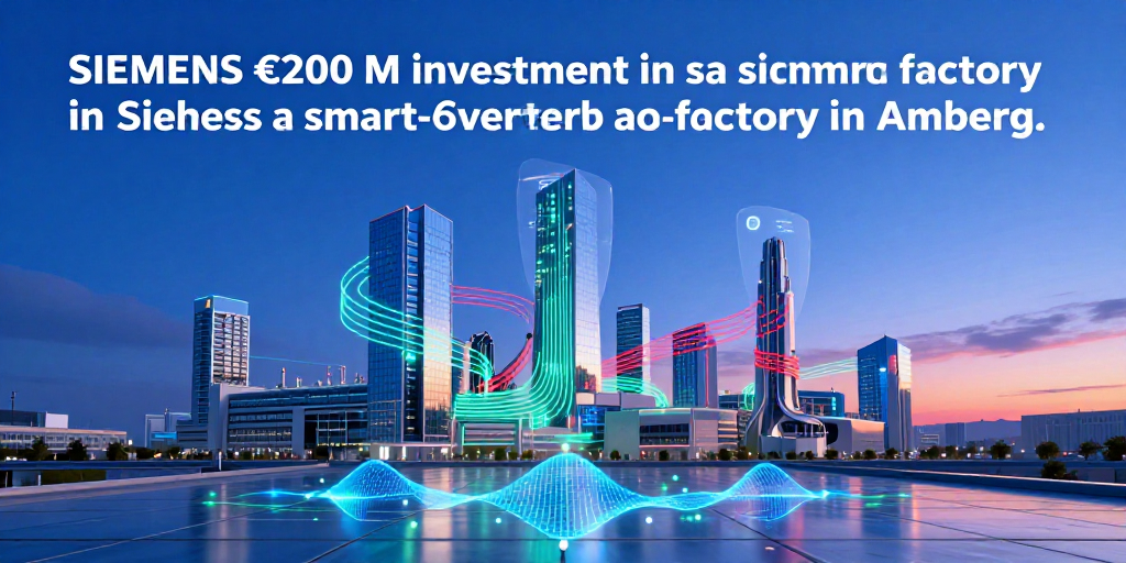 Siemens investiert 200 Mio. € in neue Smart‑Infrastructure‑Fabrik und rollt KI‑basierte 5G‑Cybersicherheit ein