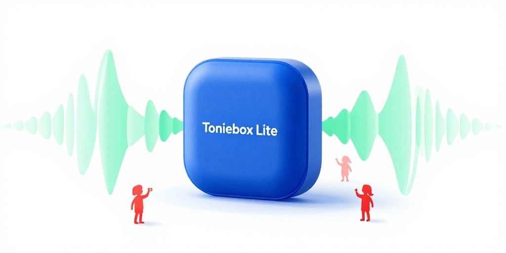 Tonies SE präsentiert die kompakte Toniebox Lite – Mobil, leicht & preiswert für Kinder