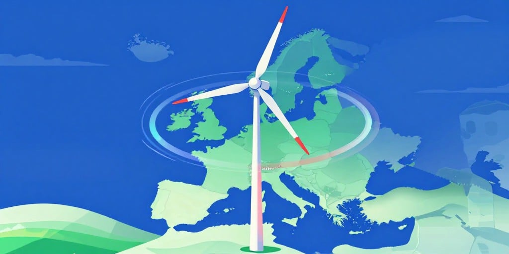 Vestas‑Räder für PNE AG: 7,2 MW‑Turm, 20‑Jahres-Service – Europas Windmarkt im Fokus